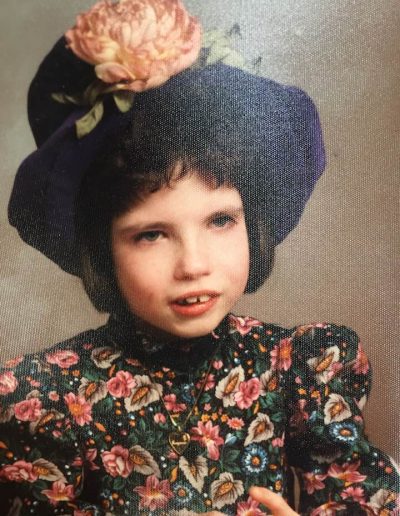 Kelly O'Brien school photo as a young girl.